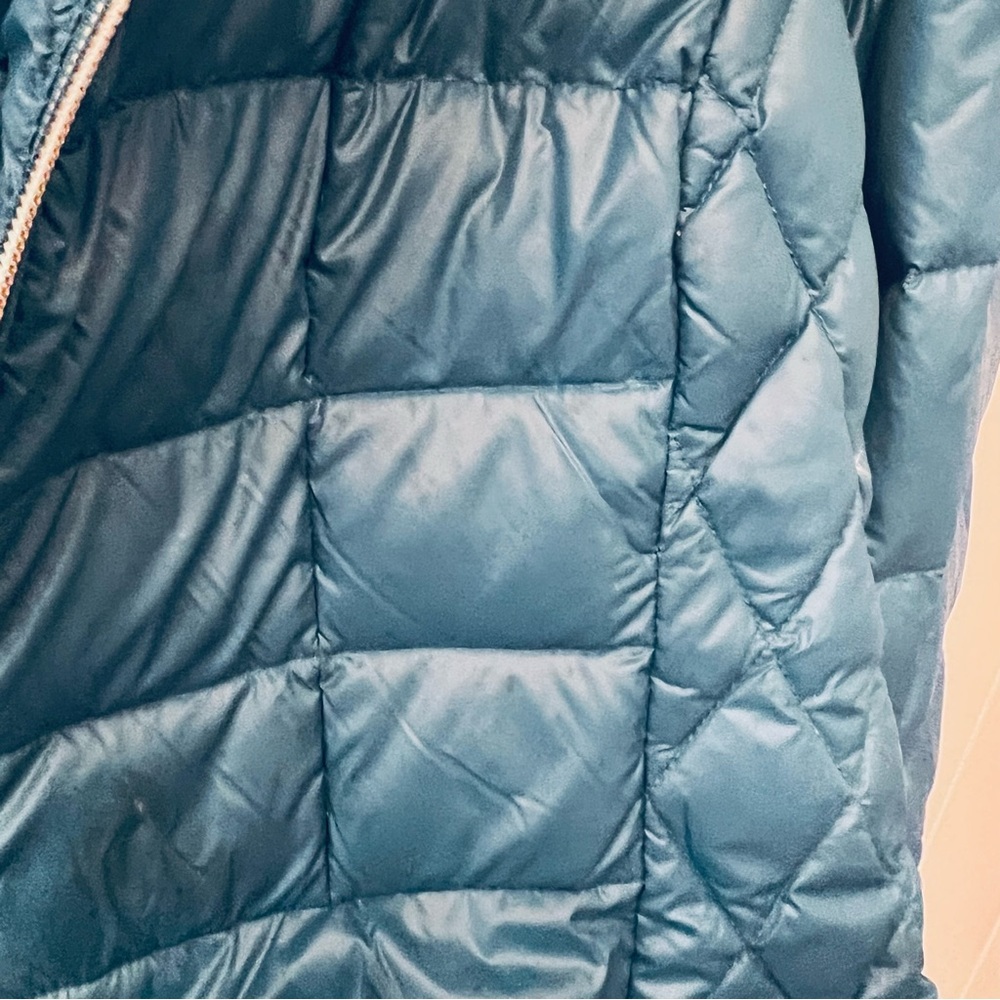 Michael Kors Peacock Blue Down Jacket size M - Picture 5 of 9